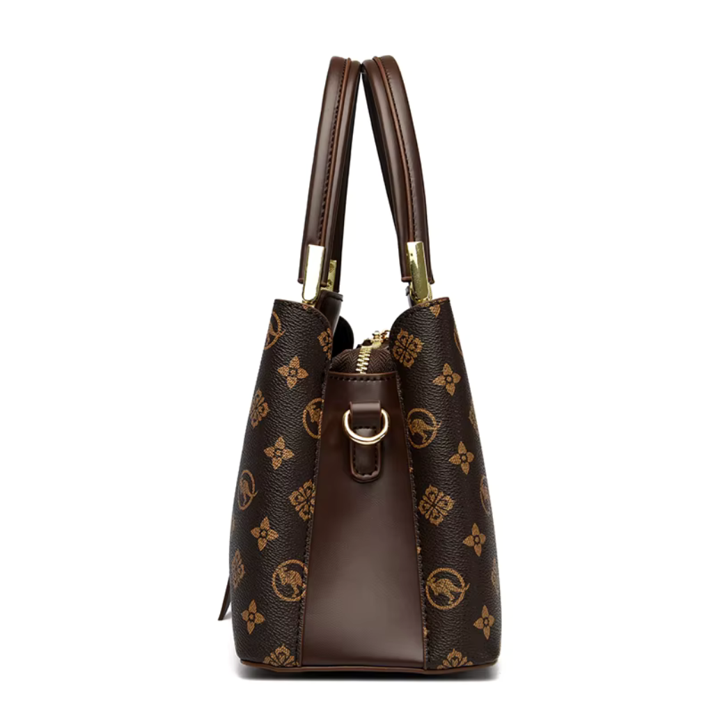 Bolsa Feminina de Couro Luxo Crossbody 5