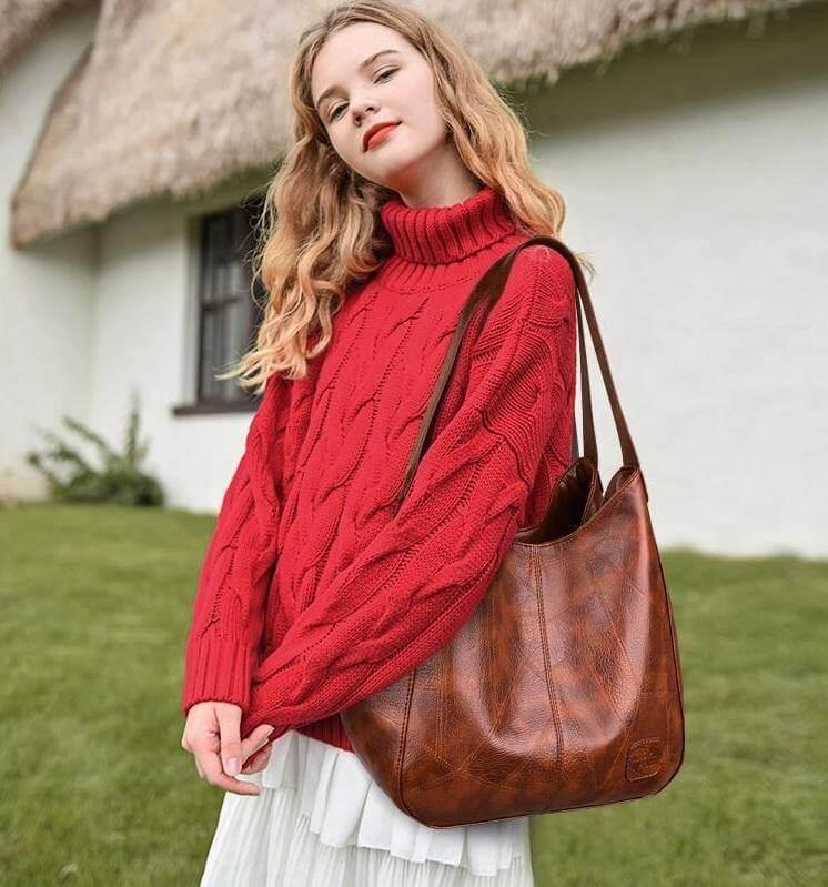 Bolsa Feminina de Couro PureLuxo 2