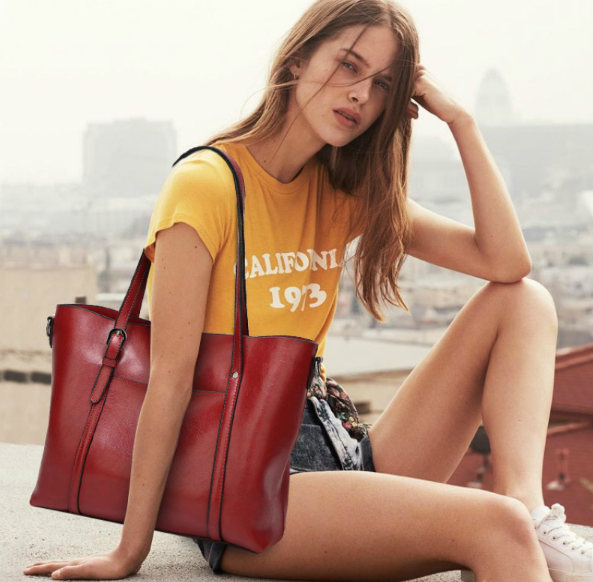 Bolsa Feminina de Ombro em Couro - Melviana 2
