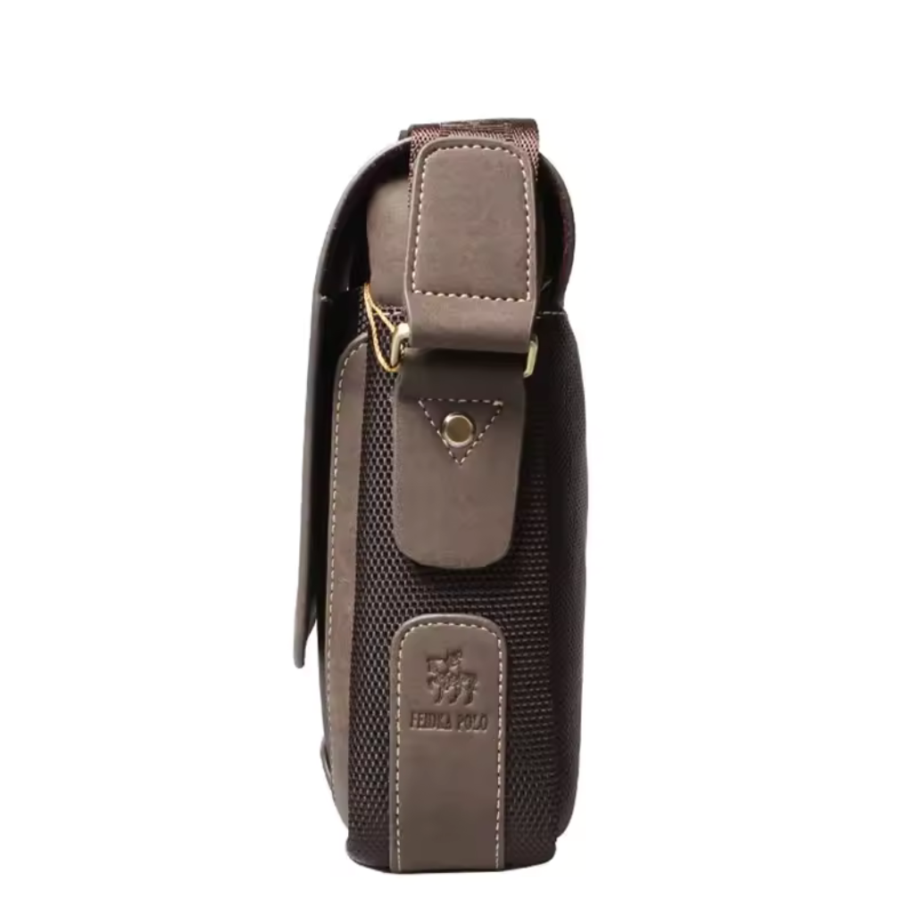 Bolsa Masculina de Couro Genuíno - Polo Pro 4
