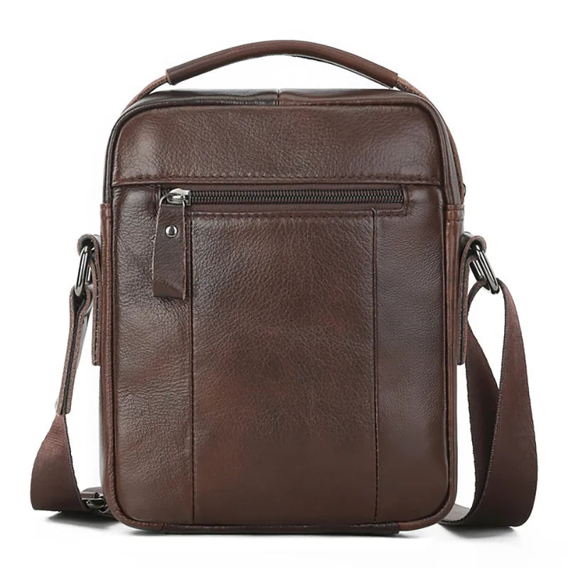 Bolsa de Ombro em Couro Genuíno - Premium 4