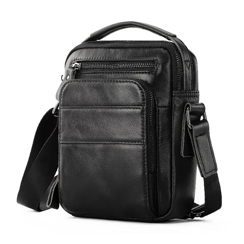 Bolsa de Ombro em Couro Genuíno - Premium 5