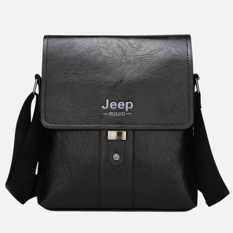 Bolsa Masculina de Couro Jeep Transversal