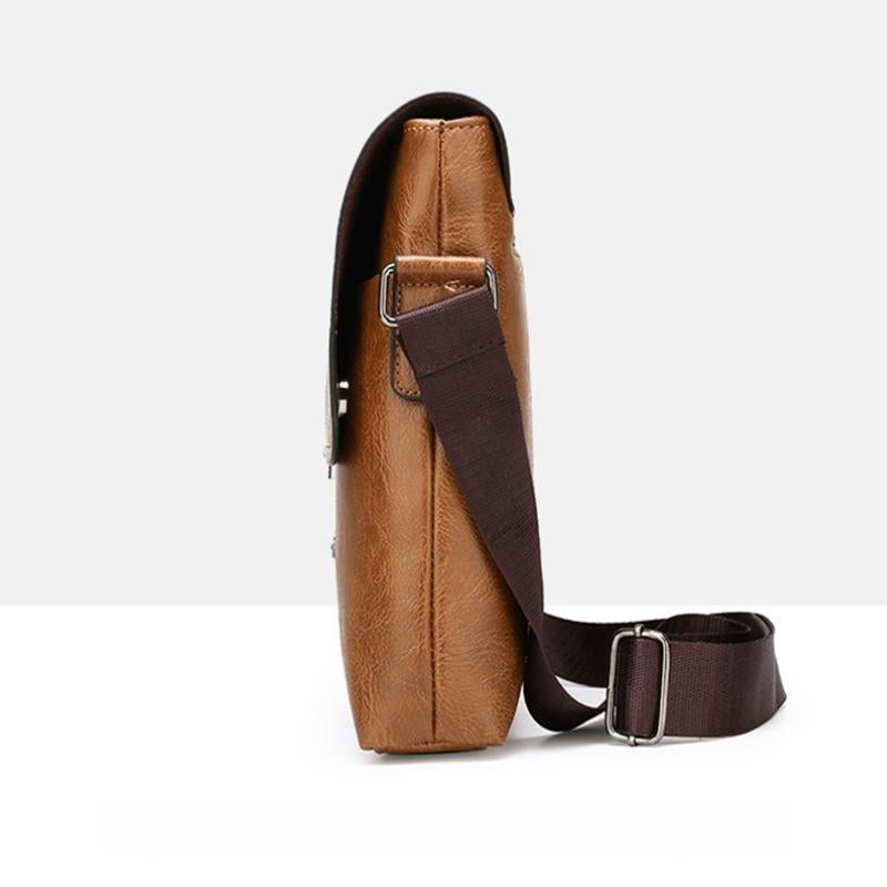 Bolsa Masculina de Couro Jeep Transversal
