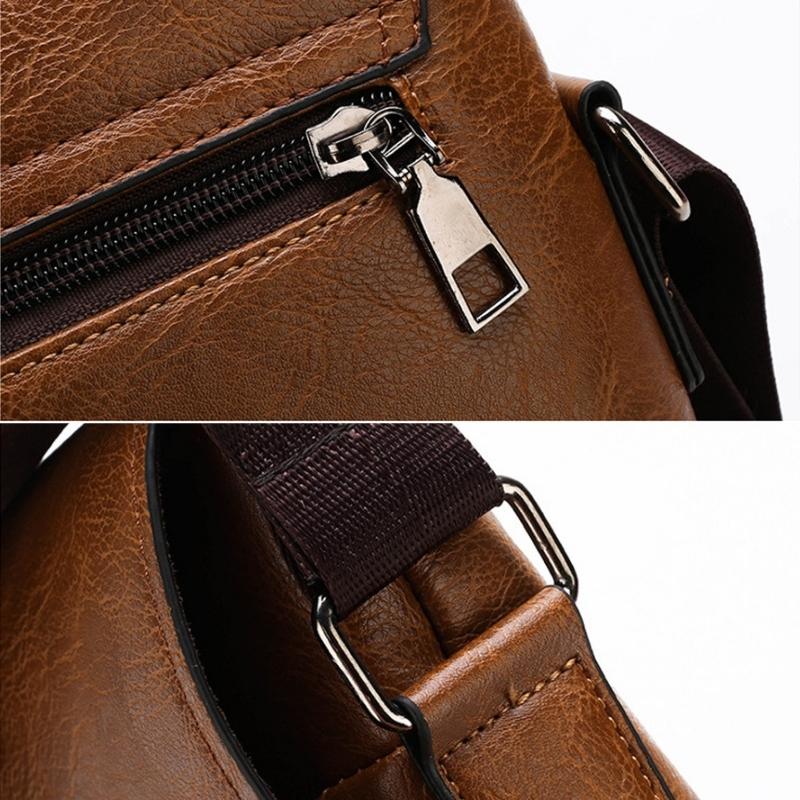 Bolsa Masculina de Couro Jeep Transversal