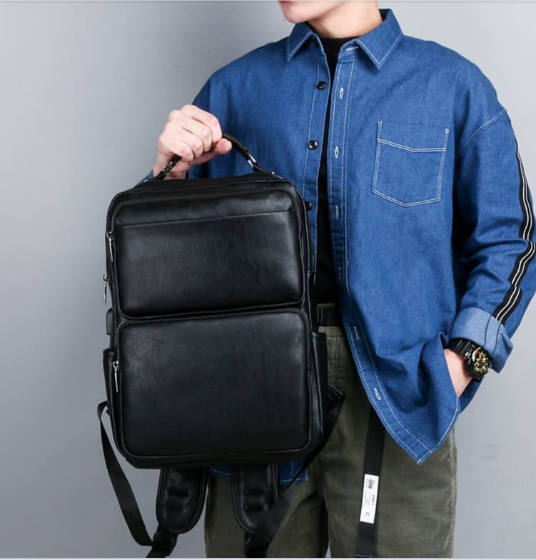 Mochila Masculina de Couro StormBag