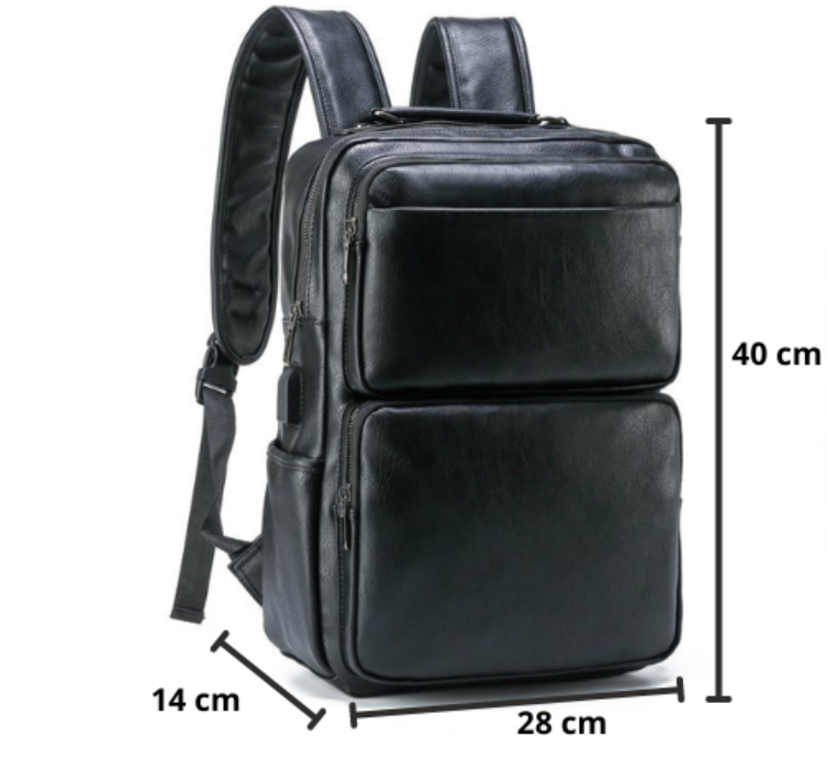 Mochila Masculina de Couro StormBag