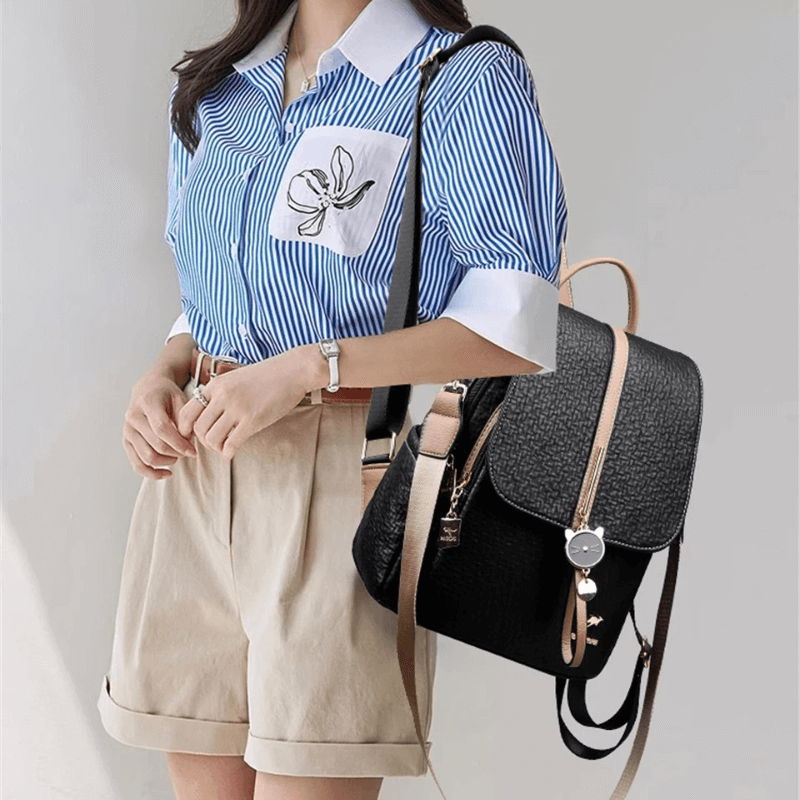 Mochila Feminina de Couro Scarlett