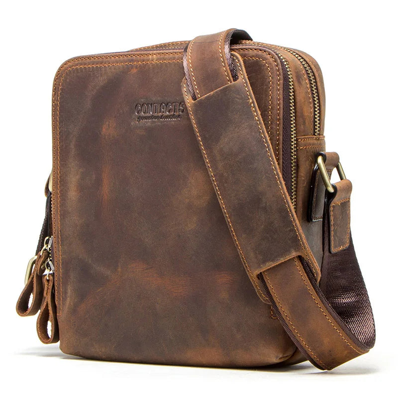 Mochila Masculina de Couro Striker
