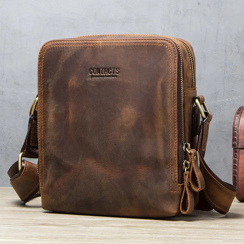 Mochila Masculina de Couro Striker