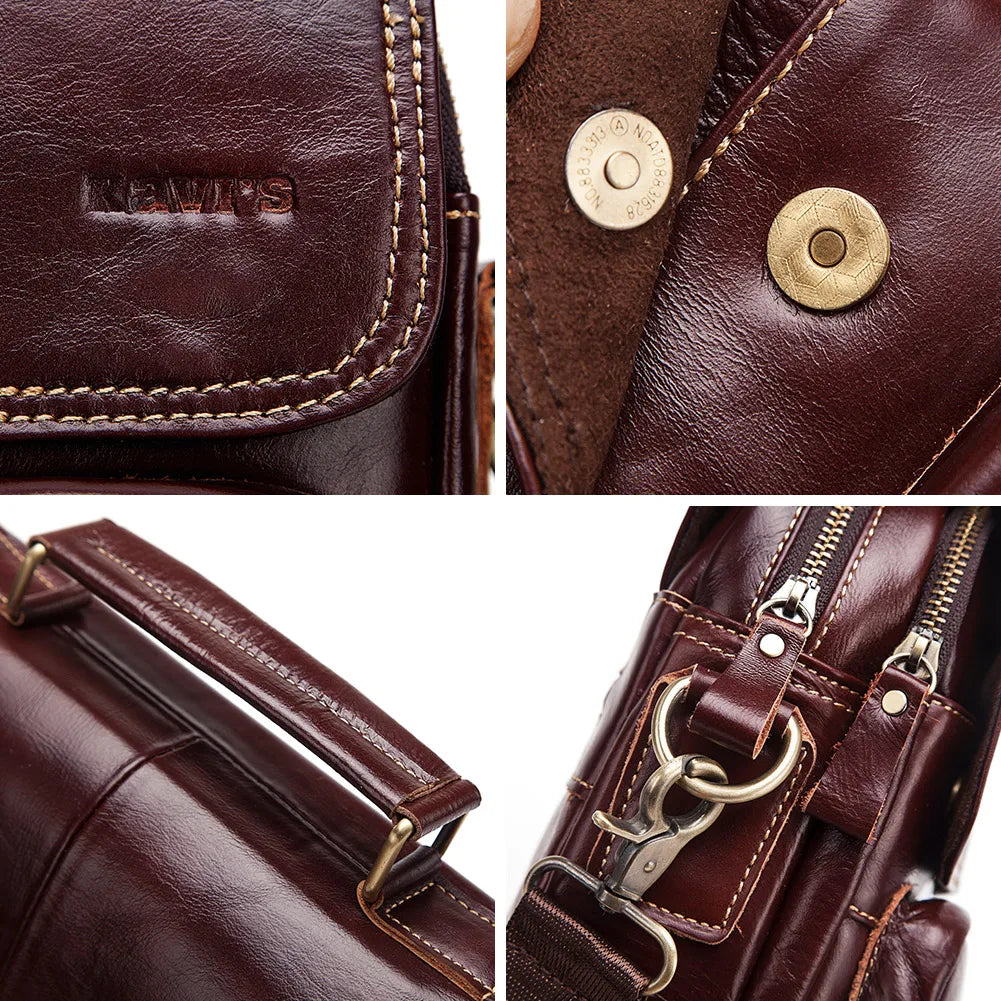 Mochila Masculina de Couro - CargoBag