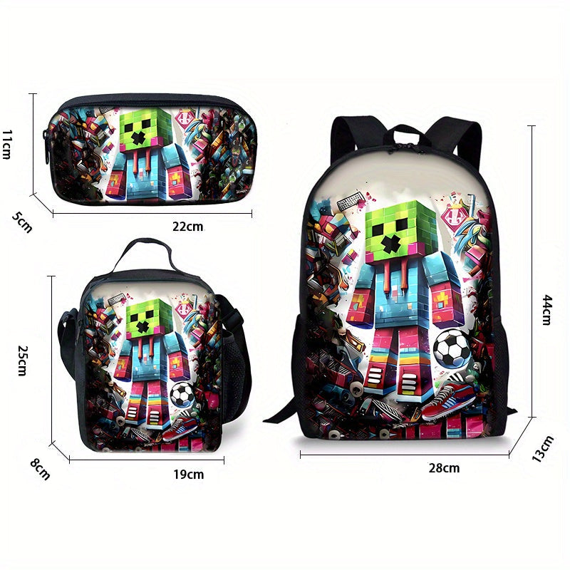 Kit Escolar Creeper - Mochila, Lancheira e Estojo 5