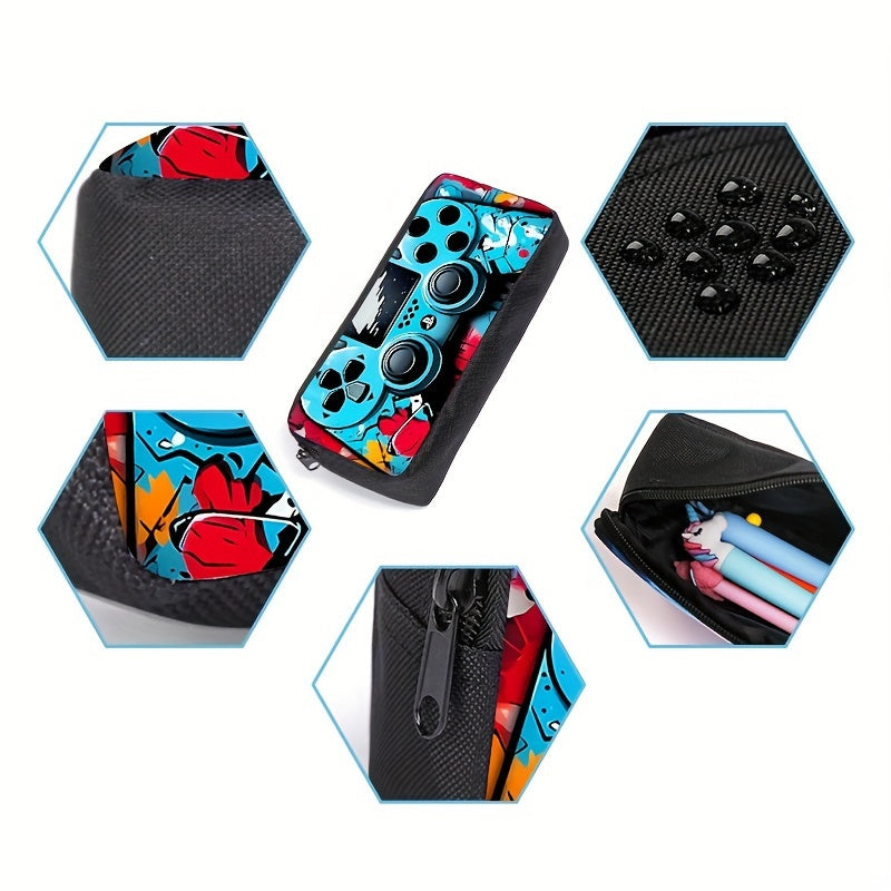 Kit Escolar Estampa Controle de Jogo - Mochila, Lancheira e Estojo 4