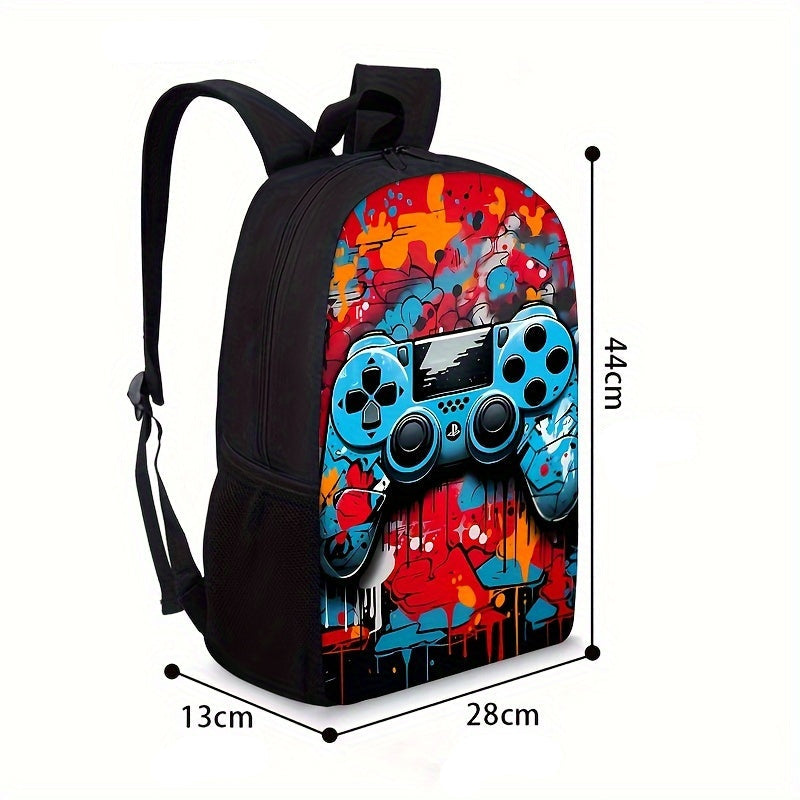 Kit Escolar Estampa Controle de Jogo - Mochila, Lancheira e Estojo 5