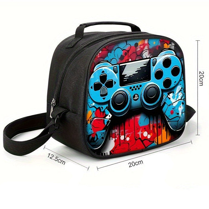 Kit Escolar Estampa Controle de Jogo - Mochila, Lancheira e Estojo 6