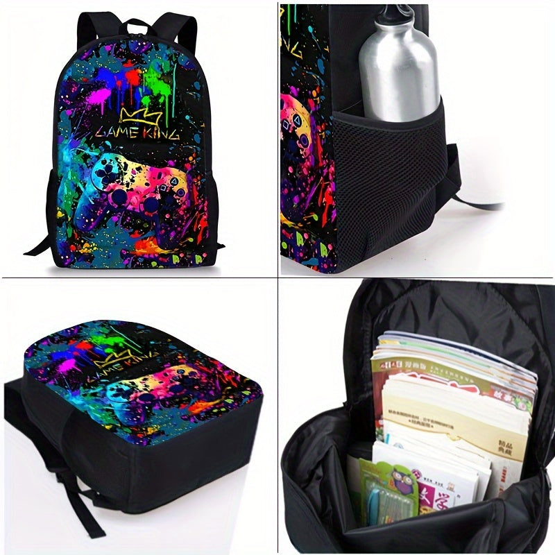 Kit Escolar Game King - Mochila, Lancheira e Estojo 2