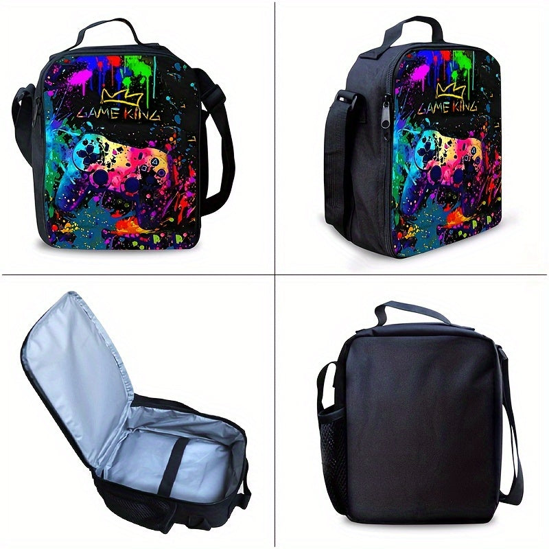 Kit Escolar Game King - Mochila, Lancheira e Estojo 3