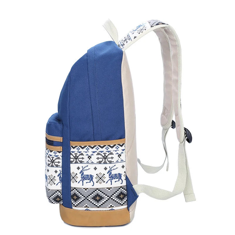 Kit Escolar Hippie - Mochila, Lancheira e Estojo 10