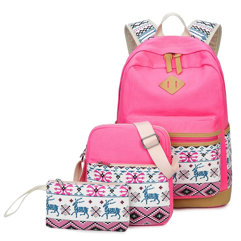 Kit Escolar Hippie - Mochila, Lancheira e Estojo 4