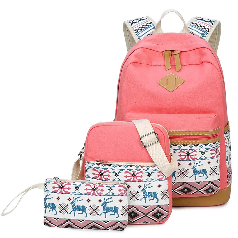 Kit Escolar Hippie - Mochila, Lancheira e Estojo 5