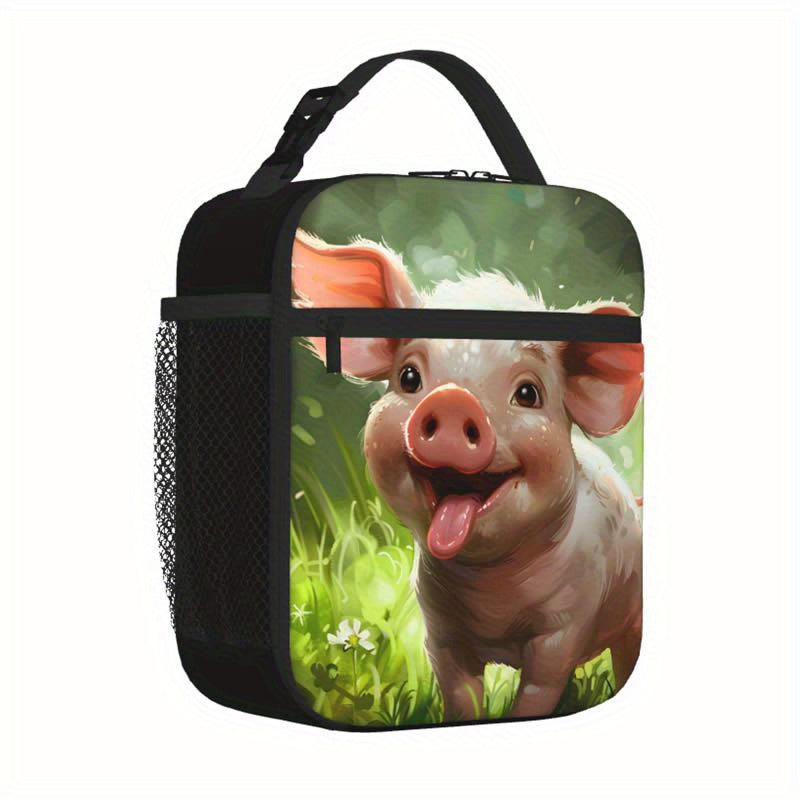 Kit Escolar Porquinho - Mochila, Lancheira e Estojo 2