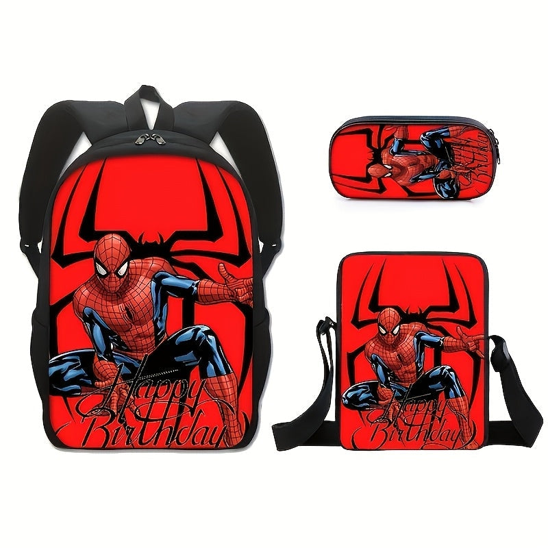 Kit Escolar Spider-Man - Mochila, Lancheira e Estojo 2