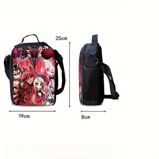 Kit Escolar com Tema de Anime - Mochila, Lancheira e Estojo 7