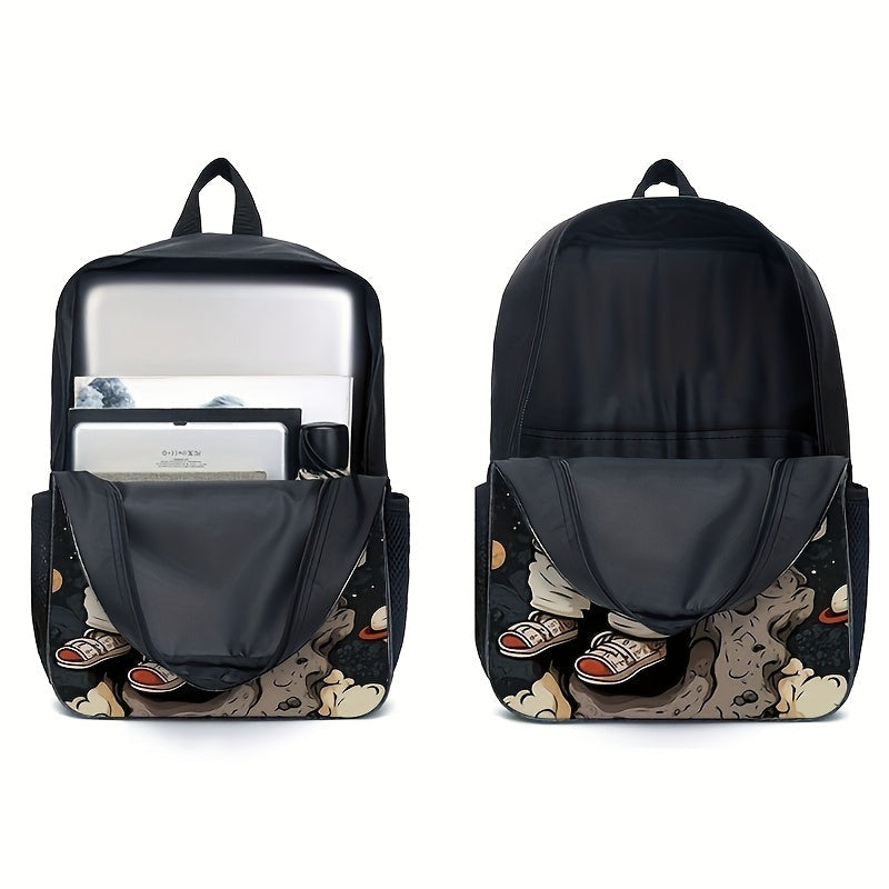 Kit Mochila Astronauta Infantil - Mochila, Lancheira e Estojo Temáticos 2