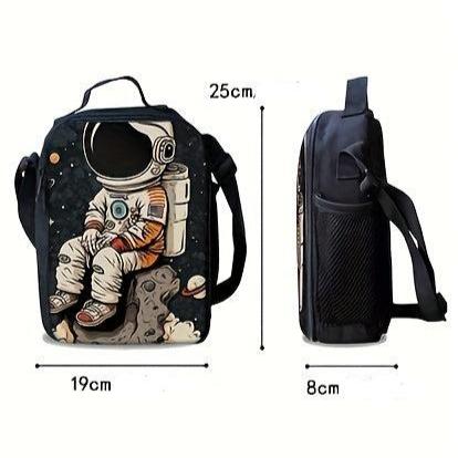 Kit Mochila Astronauta Infantil - Mochila, Lancheira e Estojo Temáticos 4