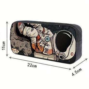 Kit Mochila Astronauta Infantil - Mochila, Lancheira e Estojo Temáticos 5