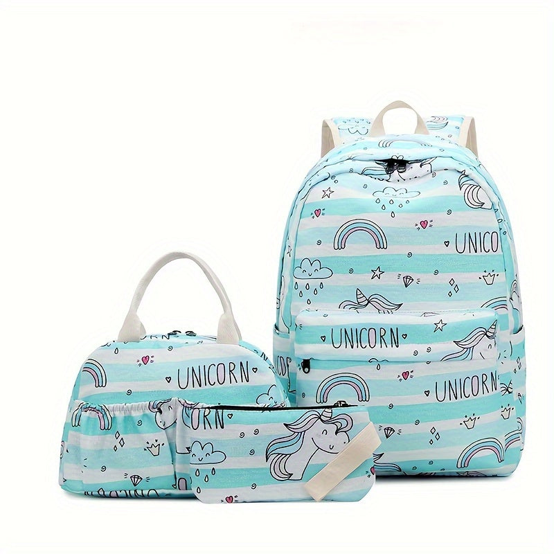 Kit Mochila Escolar Unicorn - Mochila, Estojo e Lancheira 3