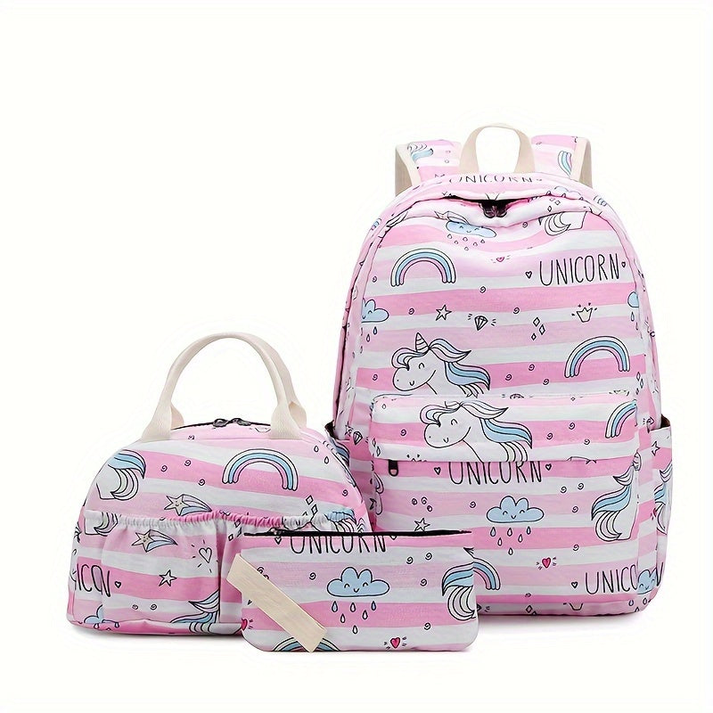 Kit Mochila Escolar Unicorn - Mochila, Estojo e Lancheira 4