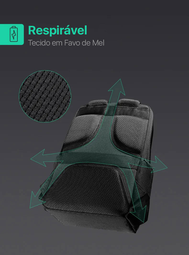 Mochila para Notebook 15.6' Carregamento USB