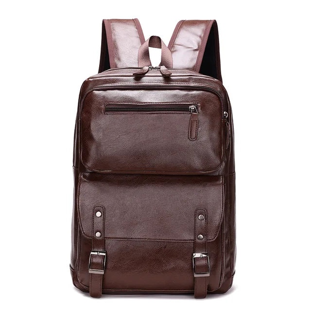 Mochila Masculina de Couro Legítimo - JeepTrail