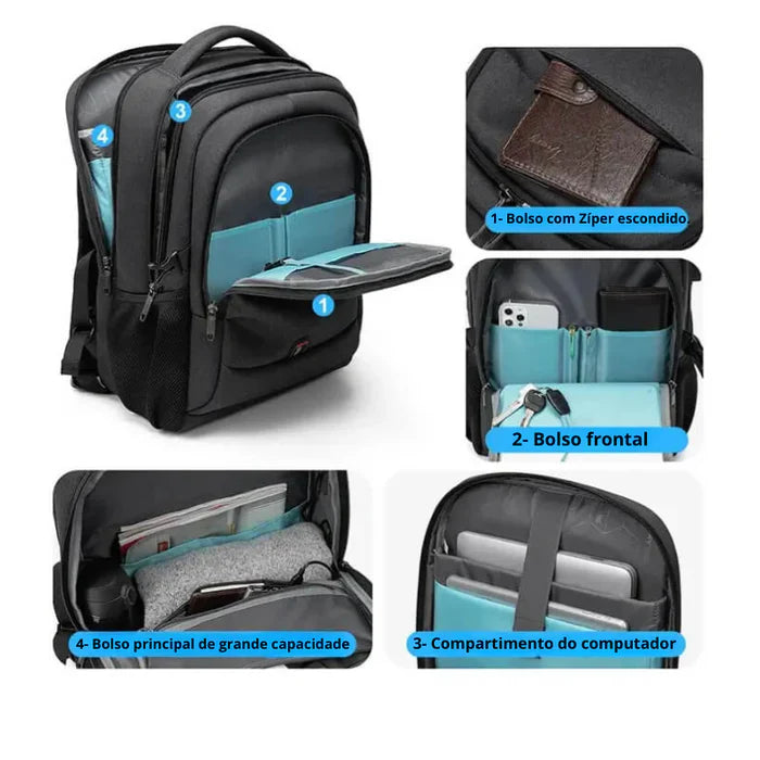 Mochila Executiva para Notebook Impermeável Montis