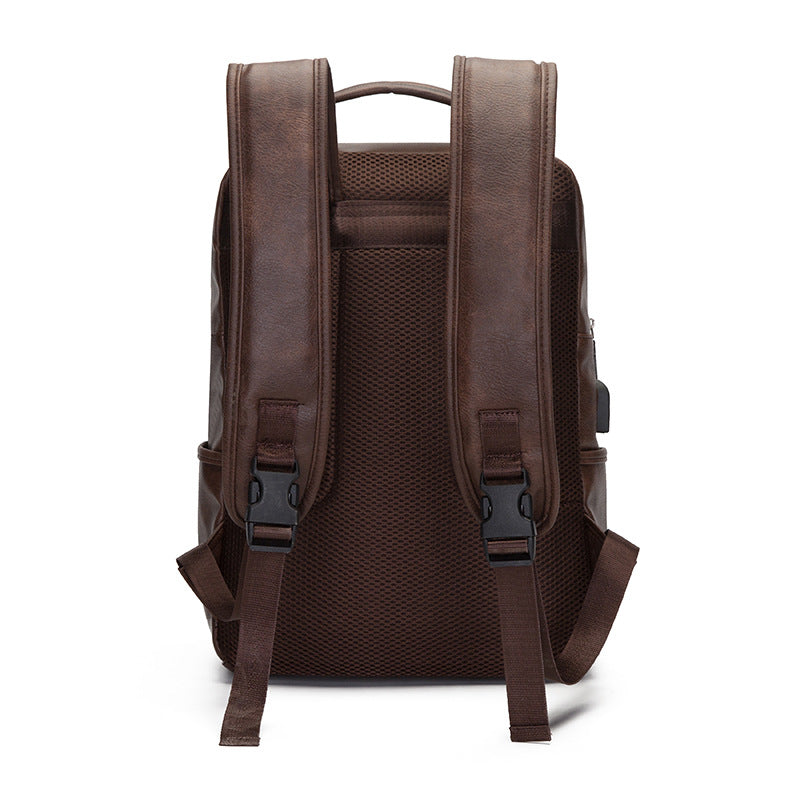 Mochila Executiva Masculina de Couro Jeep