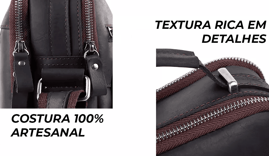 Mochila Masculina de Couro Legítimo - GranBag