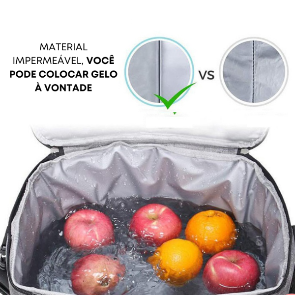 Mochila Cooler Térmica à Prova D’água Anti Vazamento 20L 3