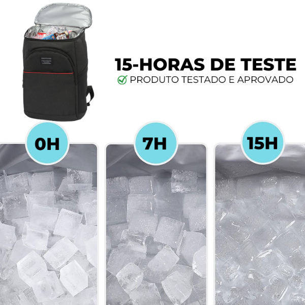 Mochila Cooler Térmica à Prova D’água Anti Vazamento 20L 4