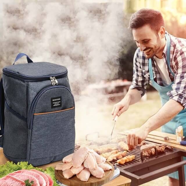 Mochila Cooler Térmica à Prova D’água Anti Vazamento 20L 6