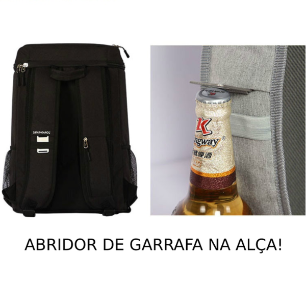 Mochila Cooler Térmica à Prova D’água Anti Vazamento 20L 8