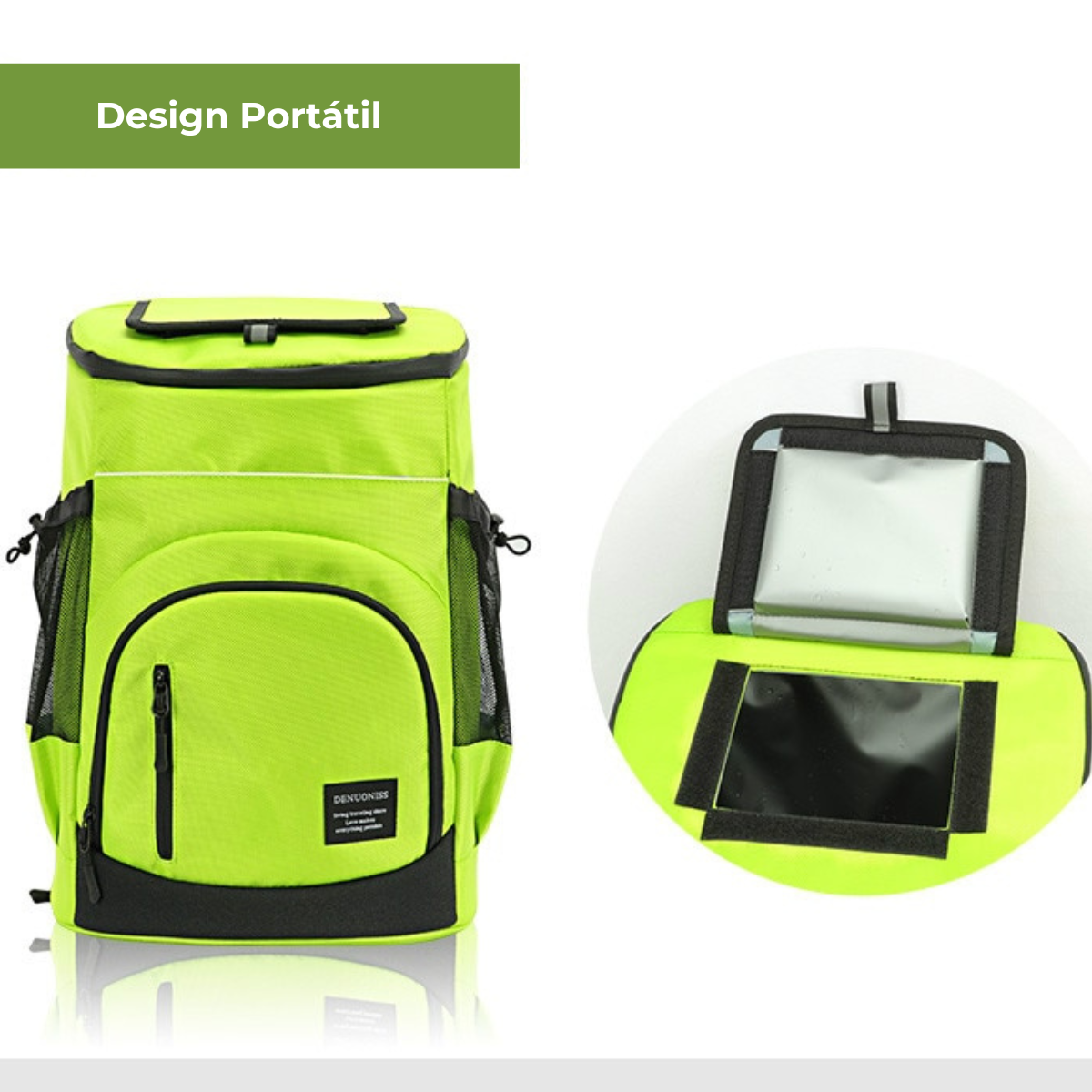 Mochila Cooler Térmica à Prova D’água Anti Vazamento 33L 3