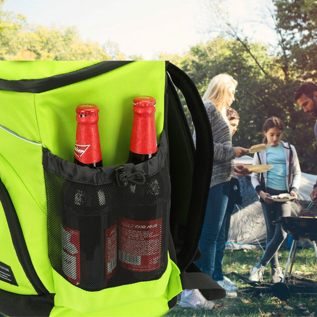 Mochila Cooler Térmica à Prova D’água Anti Vazamento 33L 7