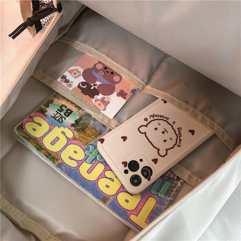 Mochila Escolar Feminina Impermeável Multifuncional 9