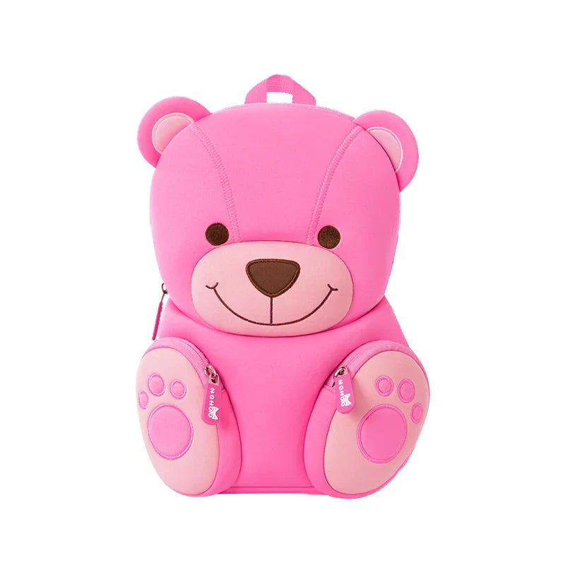 Mochila Escolar Feminina Ursinho de Pelúcia