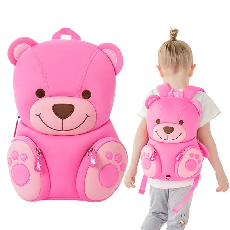 Mochila Escolar Feminina Ursinho de Pelúcia 3