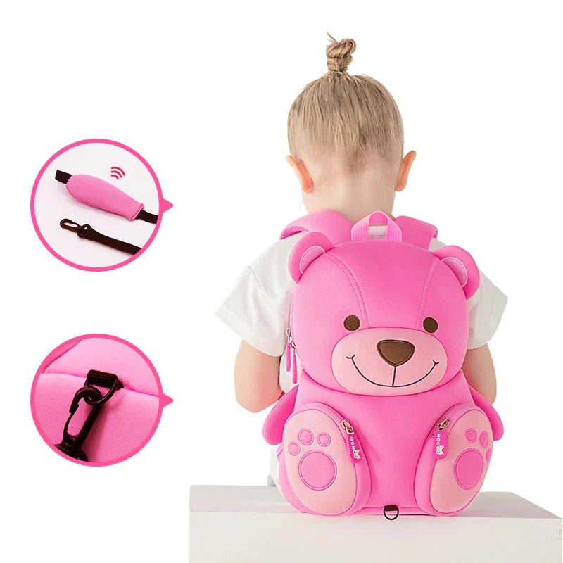 Mochila Escolar Feminina Ursinho de Pelúcia 4