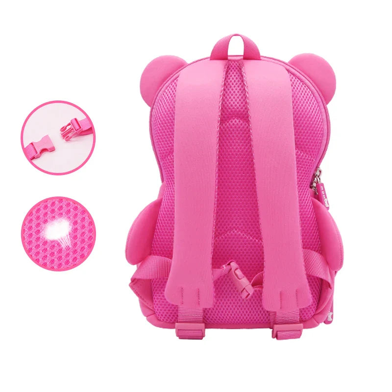 Mochila Escolar Feminina Ursinho de Pelúcia 5