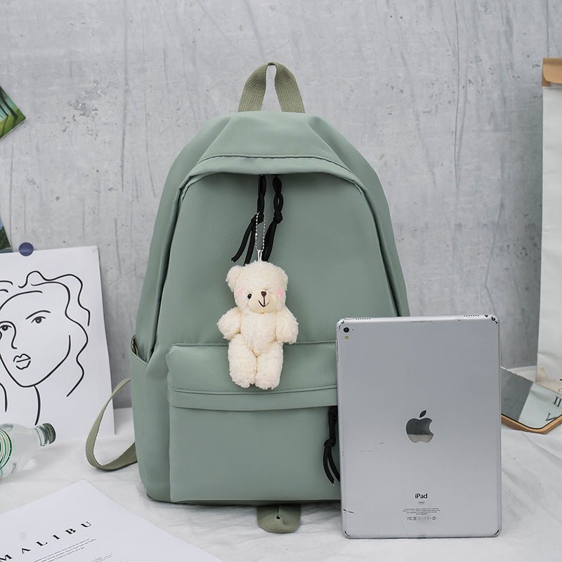 Mochila Escolar Feminina com Chaveiro Pooh 3