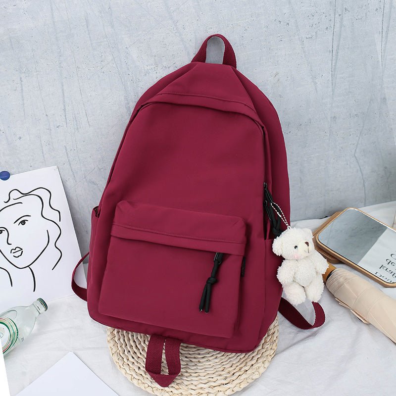 Mochila Escolar Feminina com Chaveiro Pooh 7